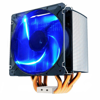 

Overclocking three (PCCOOLER) East China Sea X4 CPU radiator (multi-platform / support AM4 / 1151/4 heat pipe / PWM temperature control / 12CM silent fan / with silicone grease