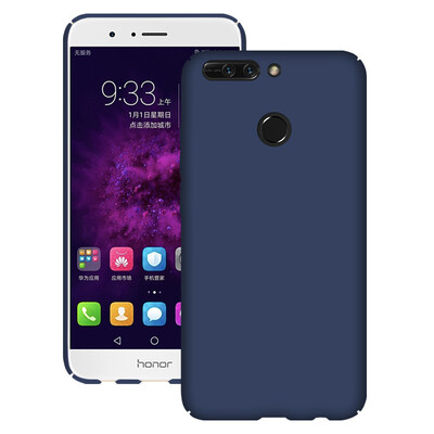 

YOMO Huawei слава V9 мобильный телефон чехол защитный чехол кожа чувство полный пакет защита края твердая оболочка темно-синий