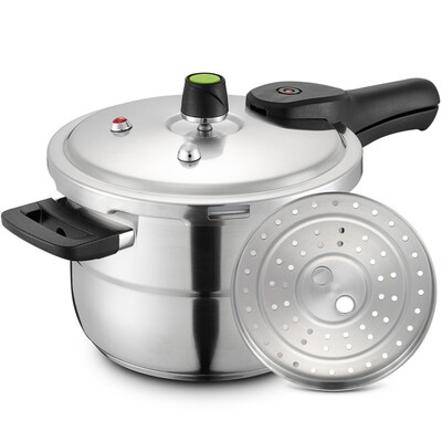 

Jingdong Supermarket] Ai Shida 20cm six insurance magnetic energy stainless steel pressure cooker D1820