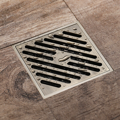 

HIDEEP Kitchen accessories Medium bronze The floor drain