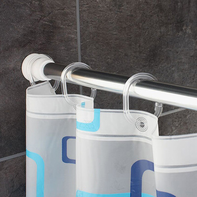 

Germany Reid RIDDER straight rod aluminum telescopic spring shower curtain rod free installation free punching 110-245cm chrome color 55300