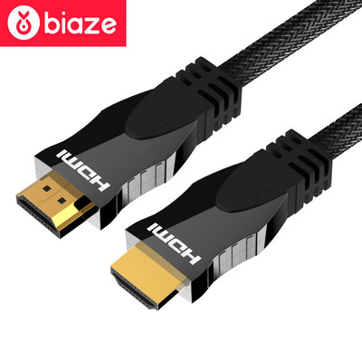 

BIAZE HDMI цифровая линия высокой четкости 8 м поддержка ультра-четкого 2K * 4K разрешение 3D функция компьютер телевизор проектор дисплей кабель серая линия JD003