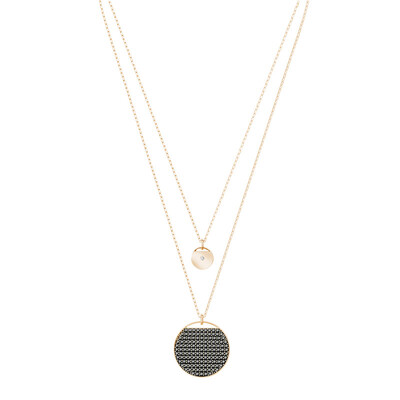 

SWAROVSKI Swarovski Ginger Rose Gold Women 's Round Necklace Set 5347299