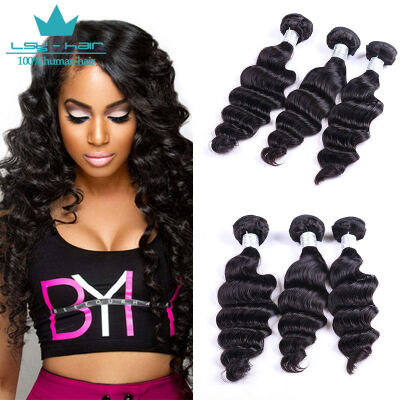 

Top Grade 10A Peruvian Loose Deep Wave Hair 3 Bundles 100 Virgin Human Hair Weave Bundles Loose Deep Curly Hair Natural Hair