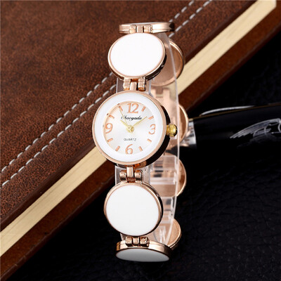 

New Fashion Bracelet Watches Women Luxury Brand Stainless Steel Rose Gold Watches Ladies Quartz Dress Watch