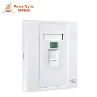

Бауэр звезда г (PowerSync) ACPDCBNNP9 двухпортовой Гнездо компьютерной сети информация телефонный голосовой панели 86 белый переключатель гнездо панели