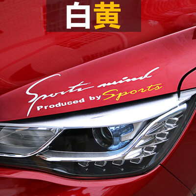 

LMA Loma car light eyebrow stick sport light eyebrow car stickers