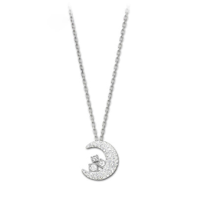 

SWAROVSKI SWAROVSKI CRYSTALLIZED Moon Platinum Necklace 1181093