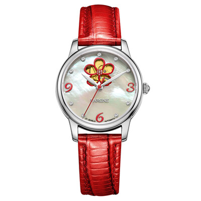 

Рено (Rarone) серии Сон механических часов женские формы красного пояса 8670038019548