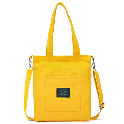 

Sac Maitres casual shoulder Messenger bag handbags wild Korean student canvas bag D269 yellow