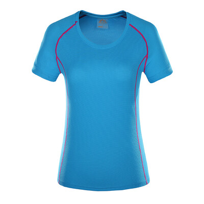 

Antarctic (Nanjiren) outdoor solid color self-cultivation short-sleeved bottoming shirt quick-drying T-shirt NRT7H80413 female rose red S