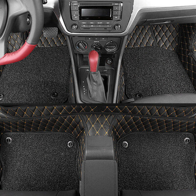 

Huashi Volkswagen LaVida mats LaVida all surrounded by silk ring mats LaVida car stereo mats modified Volkswagen LaVida special accessories luxury models with wire ring - business black