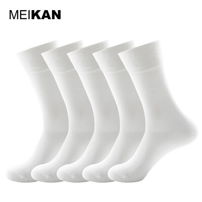 

5 Pairs/lot MEIKAN Men Summer Ultrathin Dress Socks