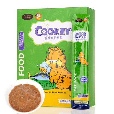 

Чин Прохладный Cat Закусочная кошка мясо питание паштет части Бонито