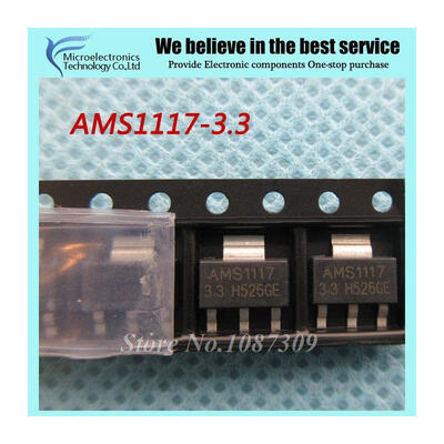 

100pcs free shipping AMS1117-33 AMS1117 33V 1A SOT-223 Voltage Regulato new original