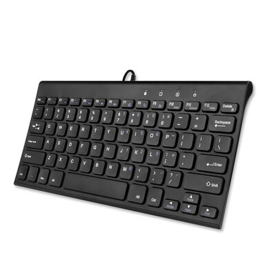 

BOW HW086A металлическая проводная USB ультратонкая клавиатура черный 78 клавиш