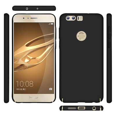 

YOMO Huawei glory 8 mobile phone shell protective cover skin feeling full package to protect the hard shell black