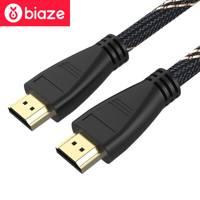 

Кабель BIAZE HDMI поддерживает цифровой HD Super Clear * разрешение 2k 4k ноутбук монитор кабельное телевидение проекторы и сети Ma Huang 5 м