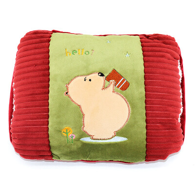 

Antarctic double-handed detachable hot water bottle charging explosion-proof warm water bag has been injected water warm hand treasure black smiley bird