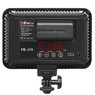 

Rimma EIRMAI YB-J10 photography LED fill light SLR camera photographic light two-color warm wedding children portrait often lights news outside the film shoot photo shoot