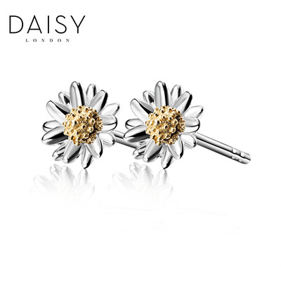 

Британские DAISY LONDON ручной работы серебряные серьги 8мм New Daisy 925