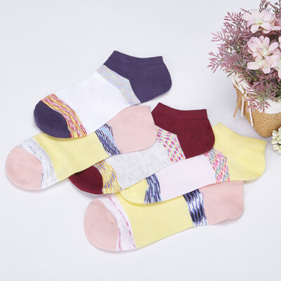 

Nanjiren Womens Invisible Socks Casual Sports Socks 5 Doubles Code