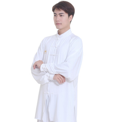

Li Ning Taiji Men and women martial arts practice uniforms tai chi clothing fitness aerobics morning exercises clothing suit suit classic white