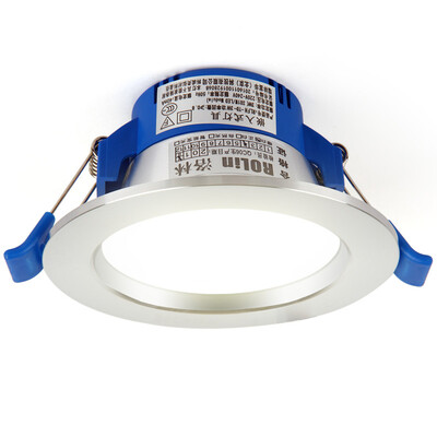 

Lorraine ROLin Downlight LED Cattle Eye Anti-fog Ceiling Light 3W25 inch High Light Silver Diamond White