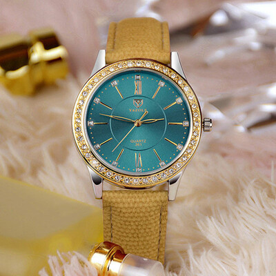 

YAZOLE Gold Diamond Quartz Watch Women Ladies Famous Brand Luxury Golden Wrist Watch Female Clock