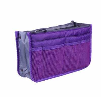 

Selling new fashion red double zipper bag in the multi-functional package package package package bag cleaning package finishing p