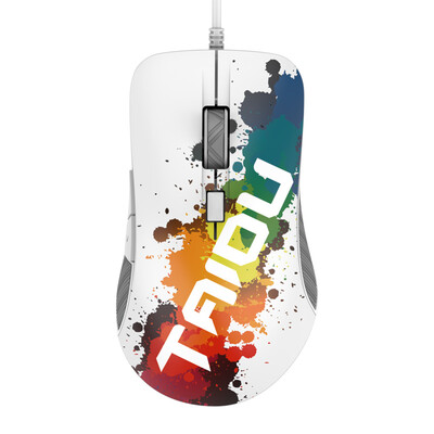 

Titanium Taidu bidders Standard Edition Two Anniversary Mouse RGB Gaming Mouse White Skin
