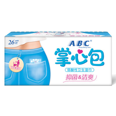 

ABC Sanitary Wipes Series Sanitary Wipes Box 18 / box (KMS no-flush formula