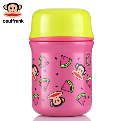 

Big mouth monkey (Paul Frank) insulation cup ladies student children cups portable cute cartoon cup 350ml Yaohuang PF006