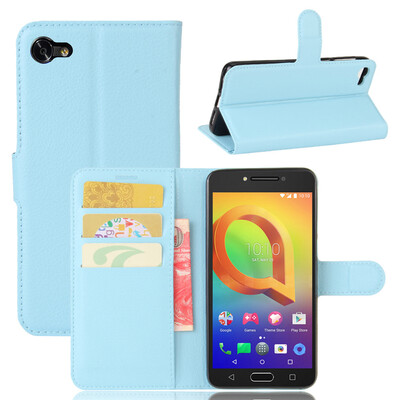 

GANGXUN Alcatel A5 LED Case High Quality PU Leather Flip Cover Kickstand Anti-shock Wallet Case for Alcatel A5 LED