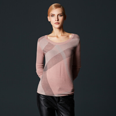 

Marc Rebecca Knit Sweater Woolen Woolen Shirt Female 51002D Skin Pink S