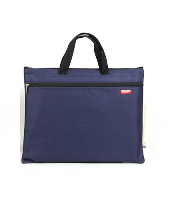 

A4 file bag zipper bag with the information bag canvas bag as gift for men