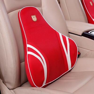 

Nile dream car car pillow lumbar space memory cotton pillow back cushion car office waist pillow back red