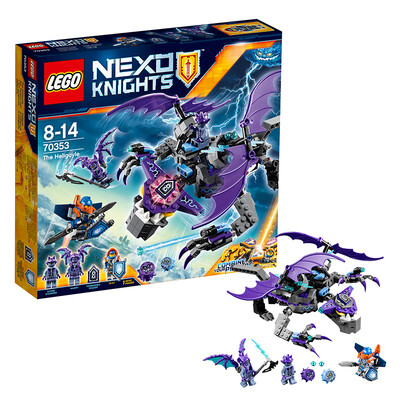 

Lego Knights серия следующие 8 лет до 14 лет вертолета летающего Голь 70353 Lego Игрушки строительных блоков