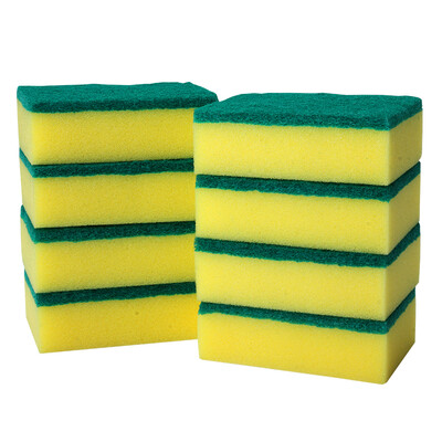 

JJ-CF201 home washing cloth sponge scouring pad multi-purpose scouring pad washing towel wipes special 8 piece