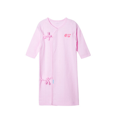 

Beibei Yi Bornbay Nightgown Spring&Autumn Plain Baby Cotton Banded Robe Jacket Sleeping Bag Nightgown BB309 White White 52