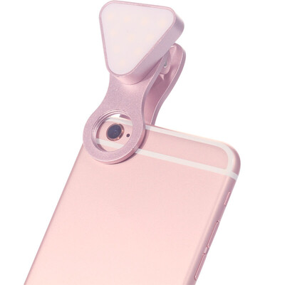 

Adventure (LIEQI) LQ-037 mobile phone lens fill light mobile phone self-timer anchor live light beauty beauty rose gold