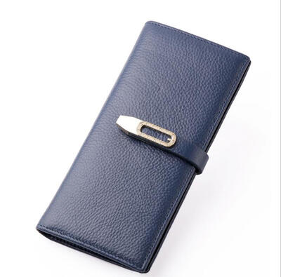

New lady long paragraph leisure wallet 2017 lock leather handbag simple large-capacity trendy wallet female bag