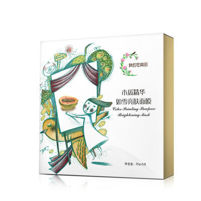 

Моя Хуа Guoyuan папайи крем снег Осветляющей маска коробка 1 * 5