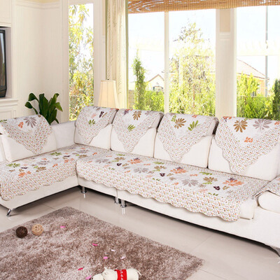 

reed fabric quilted sofa cushion leaves language 90 * 210 four seasons