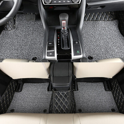 

Huashi Honda ten generations Civic mats ten generations of new civic dedicated full surrounded by removable wire ring health&environmental protection mats ten generations Civic modified accessories business black