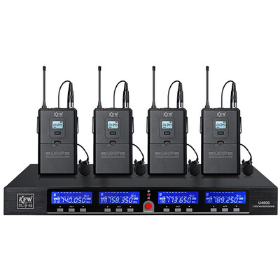 

KFW U4600B wireless microphone microphone U section of a drag four wearing a collar clip training speech microphone