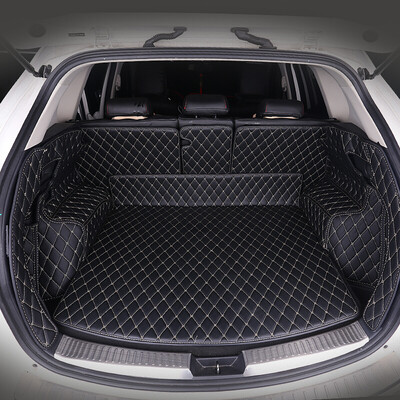 

Huaxiang Tiguan L trunk mat 17 new Tiguan l full encirclement tail box pad Tiguan L modified special sports black six-piece