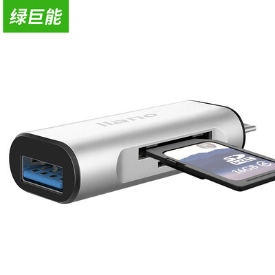 

Green (Canon) Type-C для чтения карт памяти для мобильных устройств Тип-C для USB3.0 конвертер OTG-кард-ридер для ноутбука Macbook для ноутбуков Samsung Huawei для мобильных телефонов