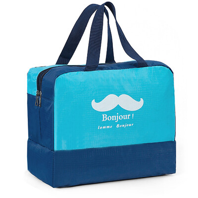 

Space workshop wash bag series hot spring beach swimming bag dry&wet separation men&women waterproof storage bag bath towel bag