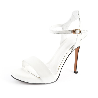 

WETKISS Genuine Leather Grace Sheepskin Shoes Woman Buckle Strap Fashion Platform Sexy Party Dress Sandals Summer Women Sandals